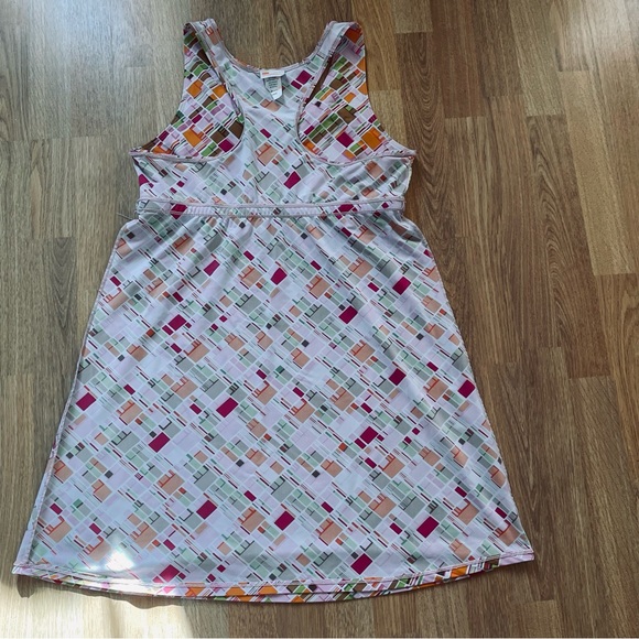 Spunkwear Women's Racer Back Dress With Built In Shelf Bra Size Large - Picture 5 of 11